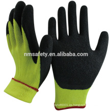 NMSAFETY guantes de invierno personalizados recubiertos de látex